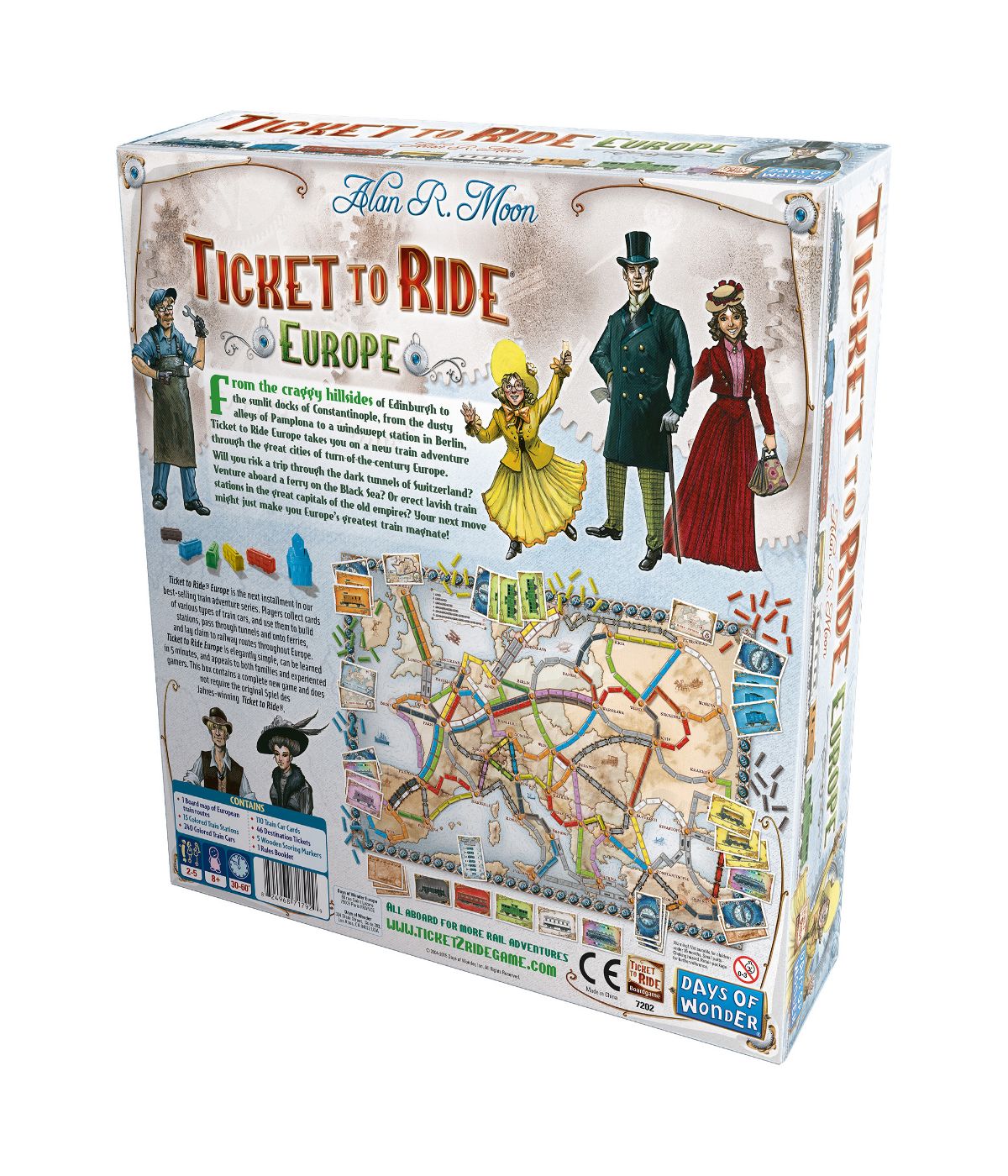  Ticket to Ride Europe Multi - Multi - Bonton