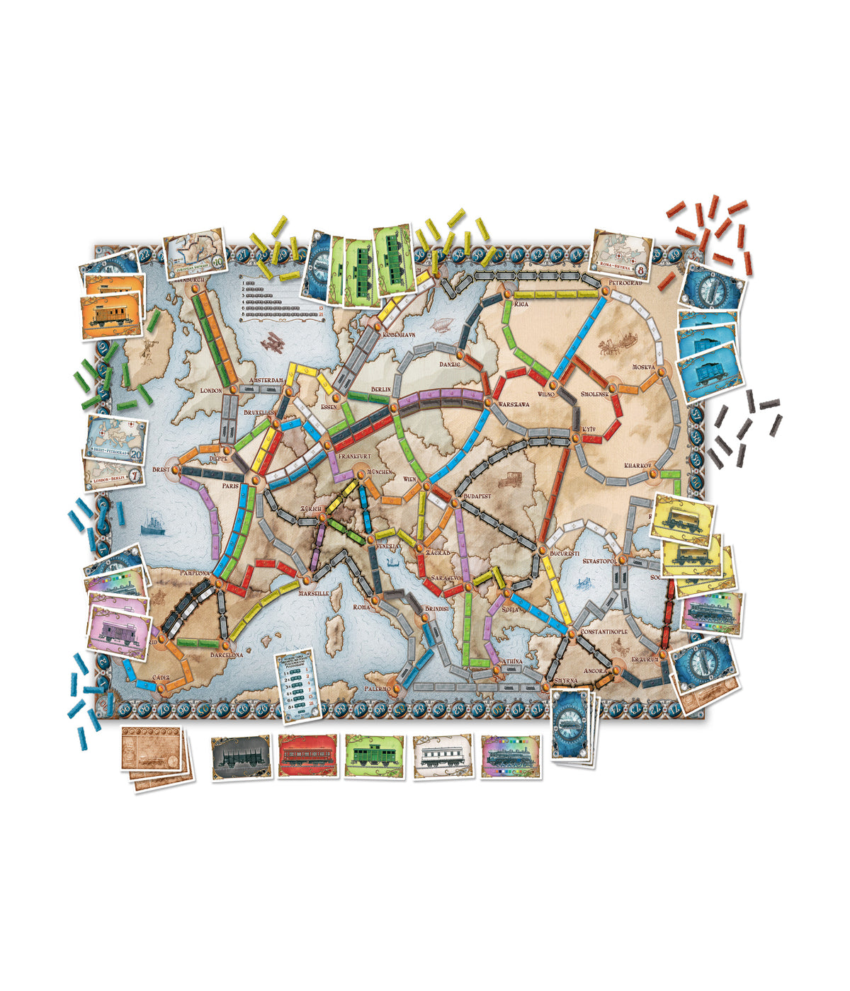  Ticket to Ride Europe Multi - Multi - Bonton