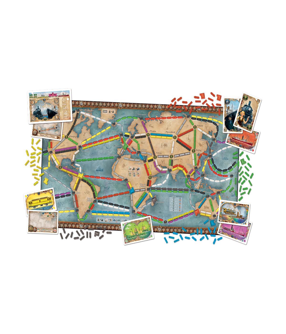  Ticket to Ride: Rails & Sails Multi - Multi - Bonton