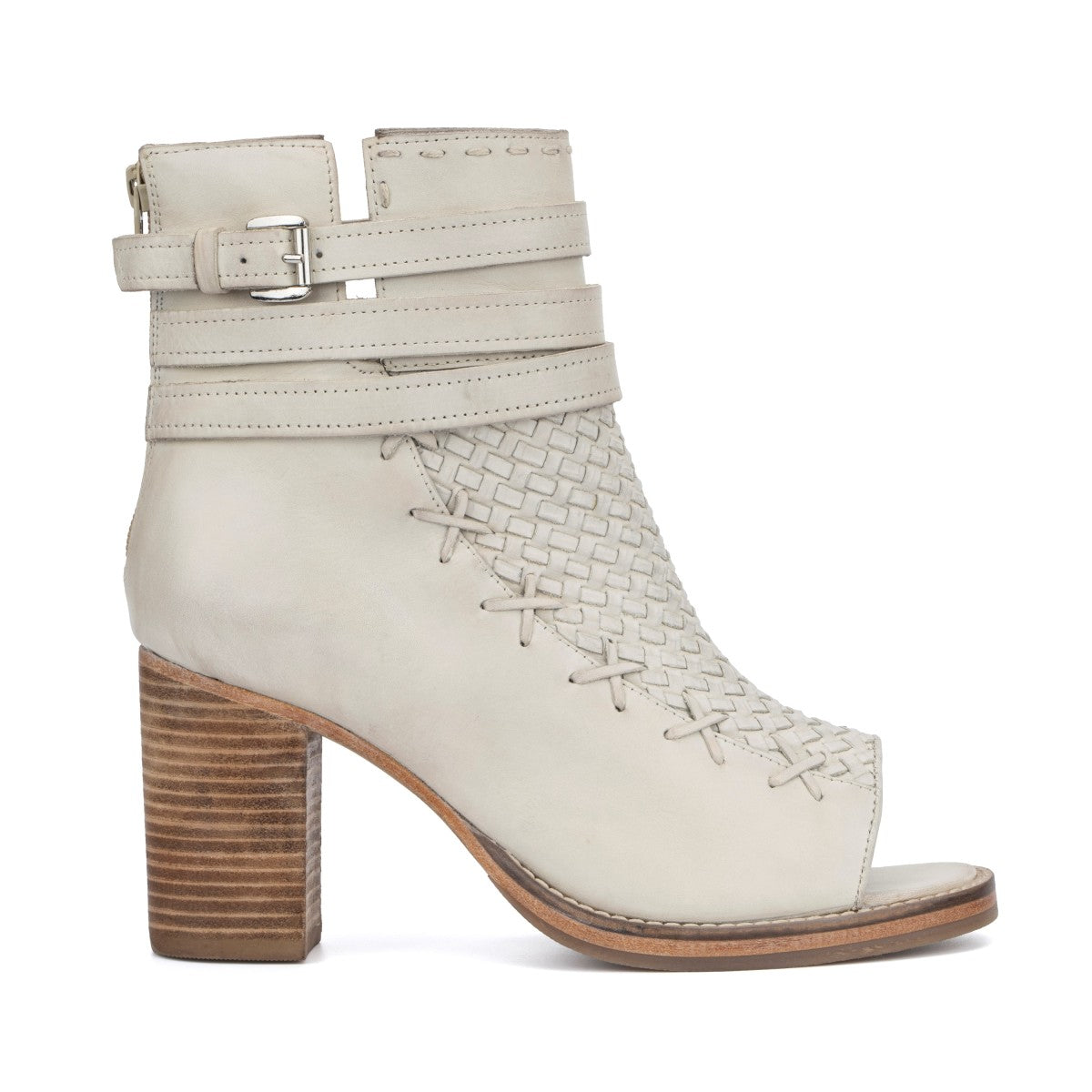  Vintage Foundry Co. Women's Lexi Open Toe Boot - IVORY - Bonton