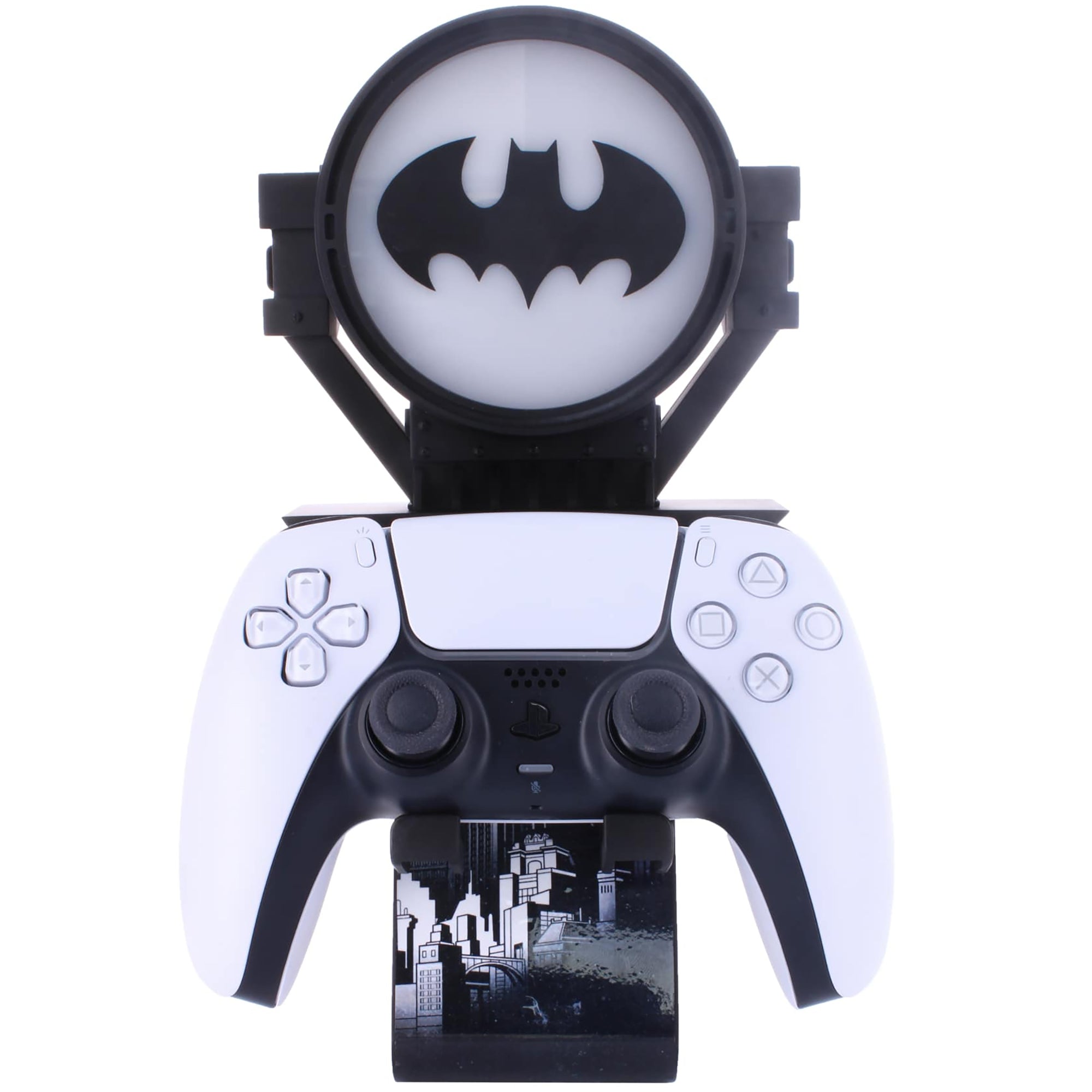  Exquisite Gaming LED IKONS: DC Batman Bat Signal Phone & Controller Holder - Multi - Bonton