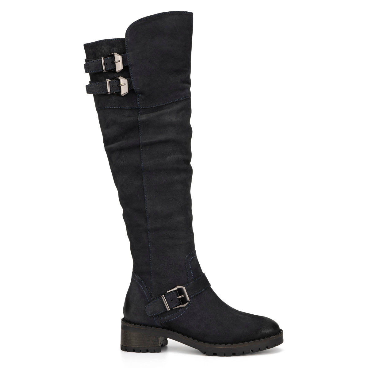  Vintage Foundry Co. Women's Victoria Tall Boot - Navy - Bonton