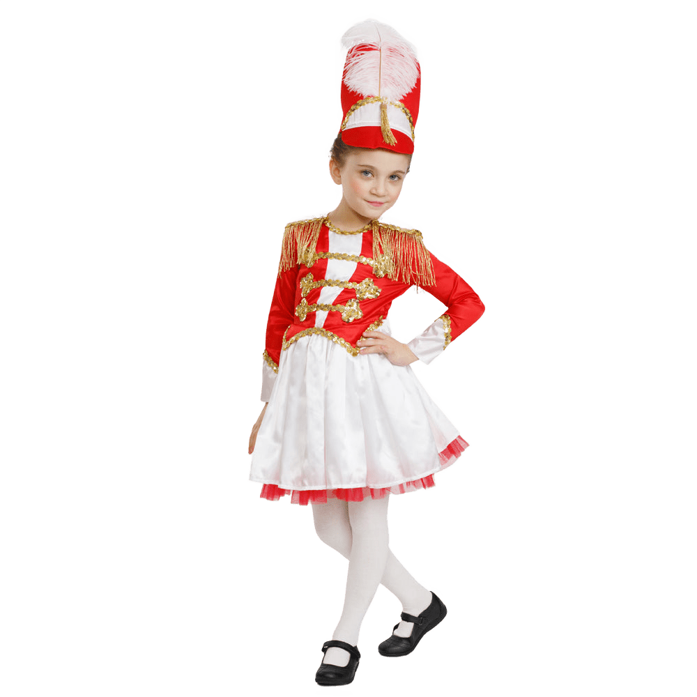  Dress Up America Drum Majorette Costume - Kids by Dress Up America - Large (12-14) - Bonton
