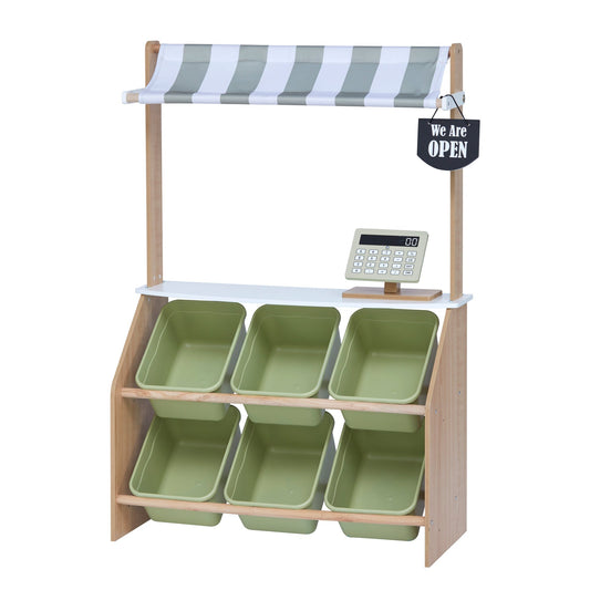 Teamson Kids - Little Helper Market Play Stand Play Kitchen