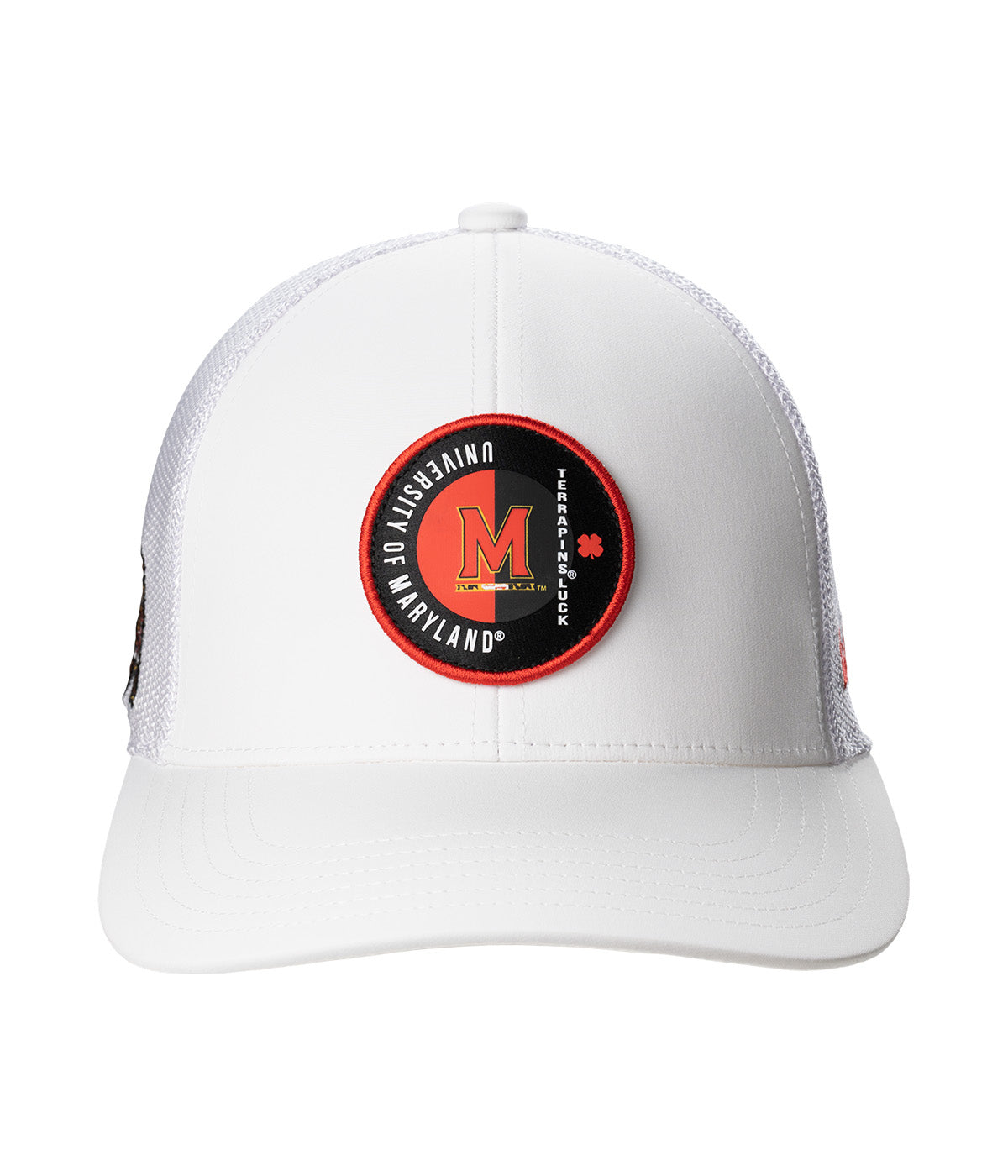  Black Clover Enterprises LLC Maryland Echo Adjustable Hat - White / University Of Maryland Logo - Bonton