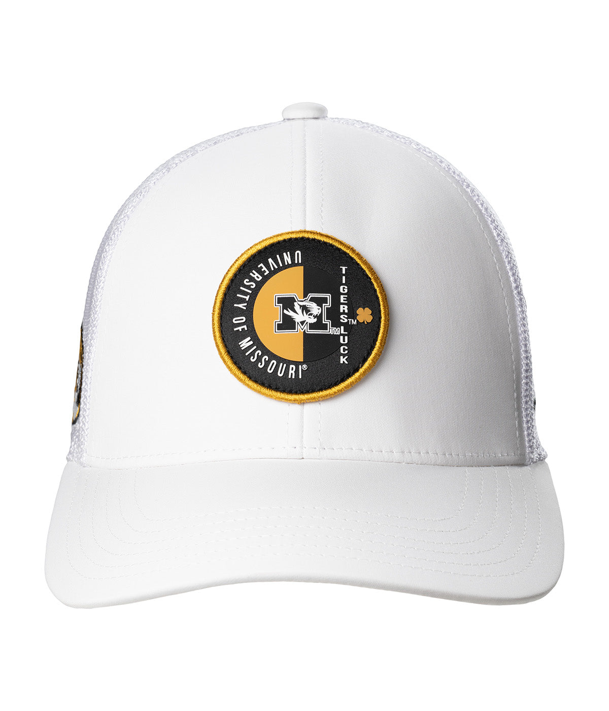  Black Clover Enterprises LLC Missouri Echo Adjustable Hat - White / University Of Missouri Logo - Bonton