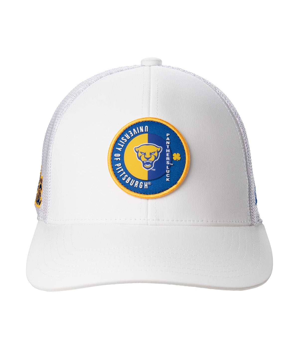  Black Clover Enterprises LLC Pittsburgh Echo Adjustable Hat - White / Pitt / University Of Pittsburgh Logo - Bonton