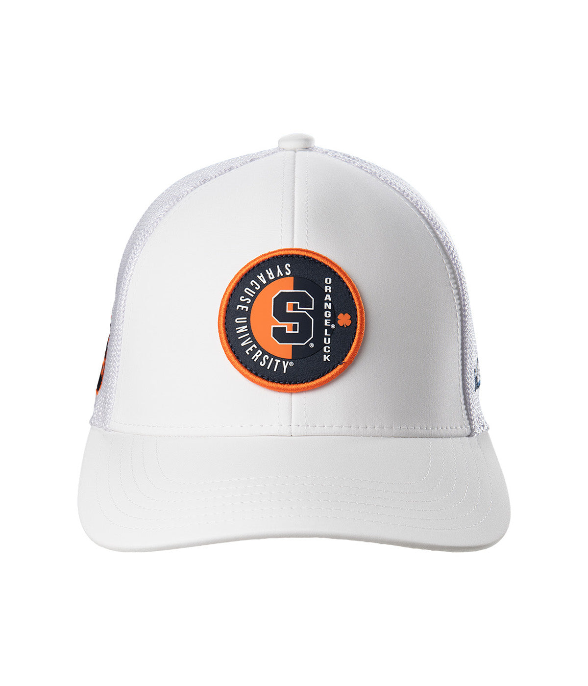  Black Clover Enterprises LLC Syracuse Echo Adjustable Hat - White / Syracuse University Logo - Bonton