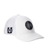  Black Clover Enterprises LLC Utah State Echo Adjustable Hat - White / Utah State University Logo - Bonton