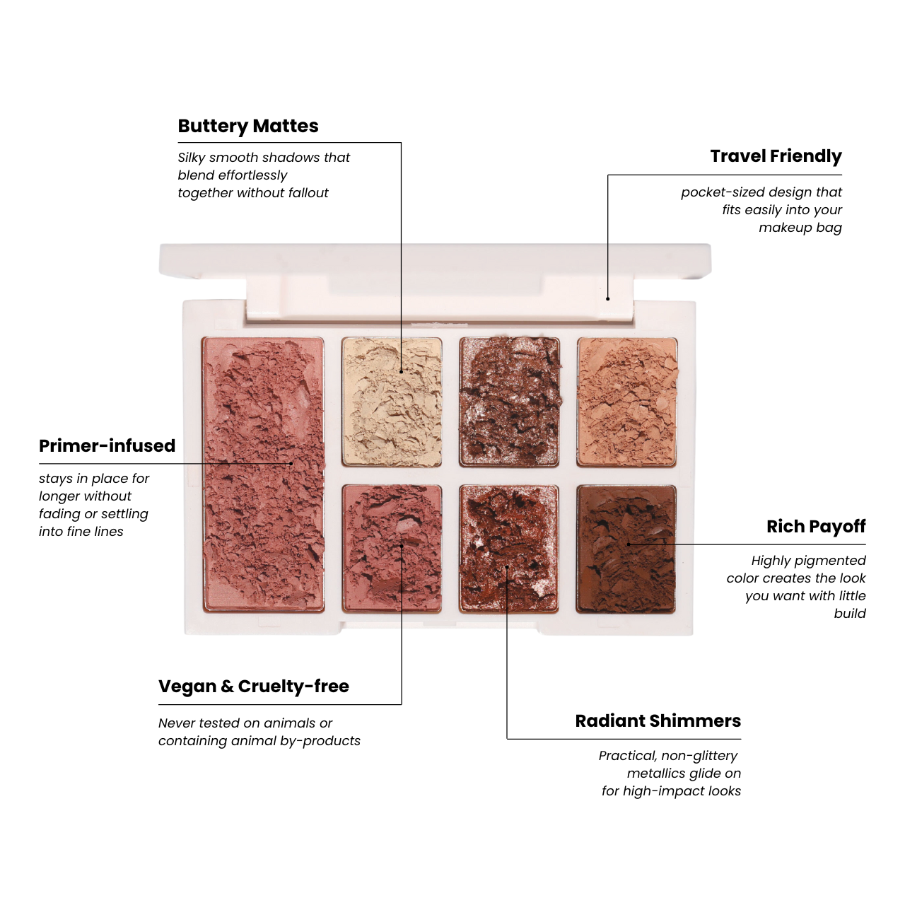  Half Caked Duality I Eye and Cheek Palette by Half Caked - Default Title - Bonton