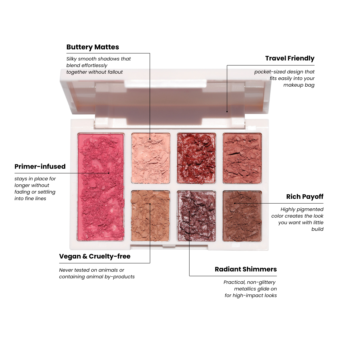  Half Caked Duality II Eye and Cheek Palette by Half Caked - Default Title - Bonton
