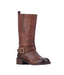 Vintage Foundry Co. Women's Philippa Mid Calf Boots Cognac