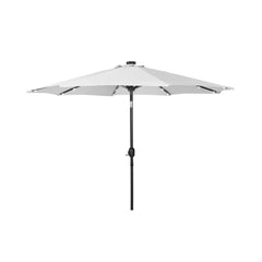 9 ft Outdoor Patio Solar LED Market Table Umbrella