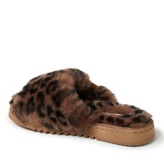 Fireside by Women's Cairns Shearling Easy On/Off Slide Sandal Slipper