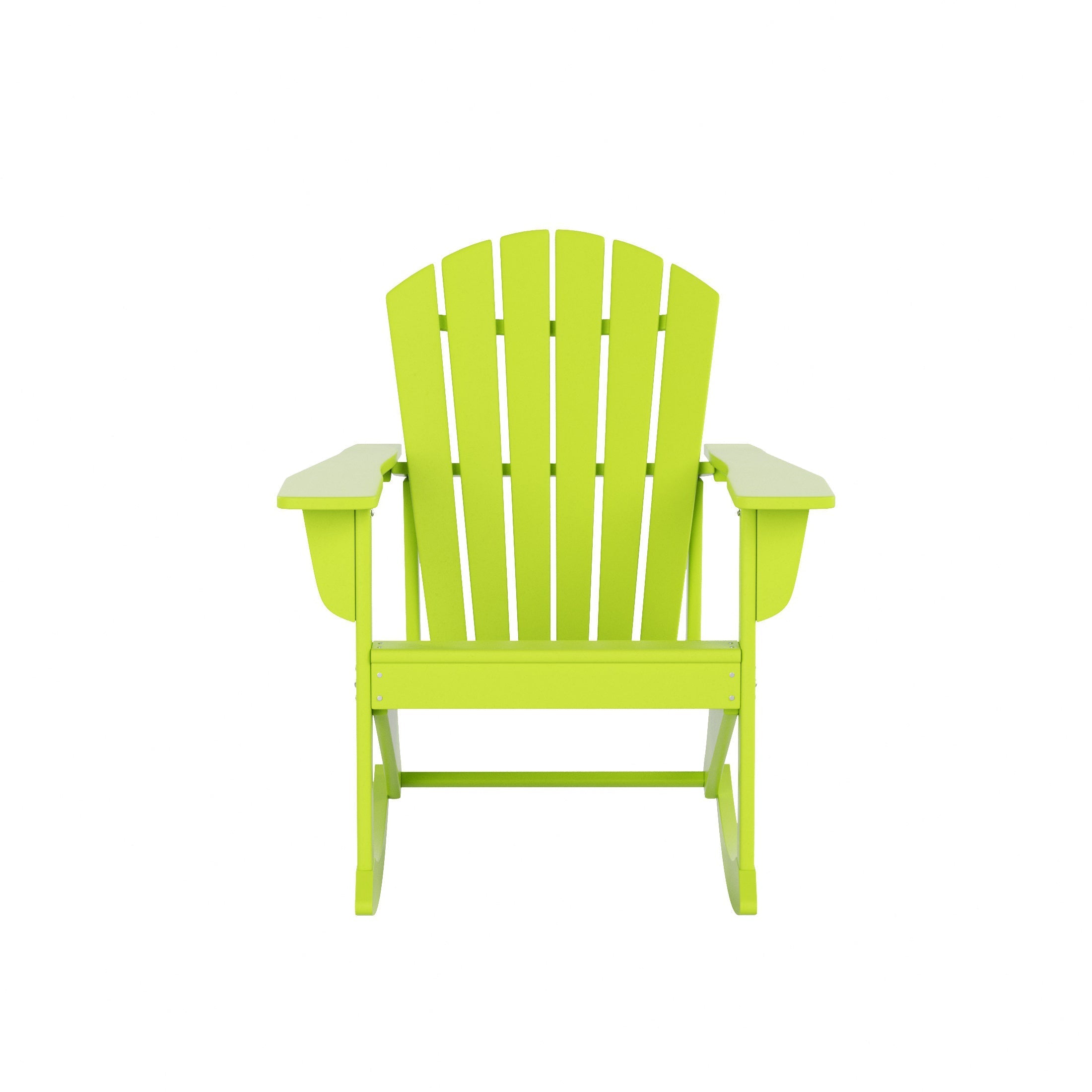  Westin Furniture Altura Outdoor Rocking Adirondack Chair - Black - Bonton