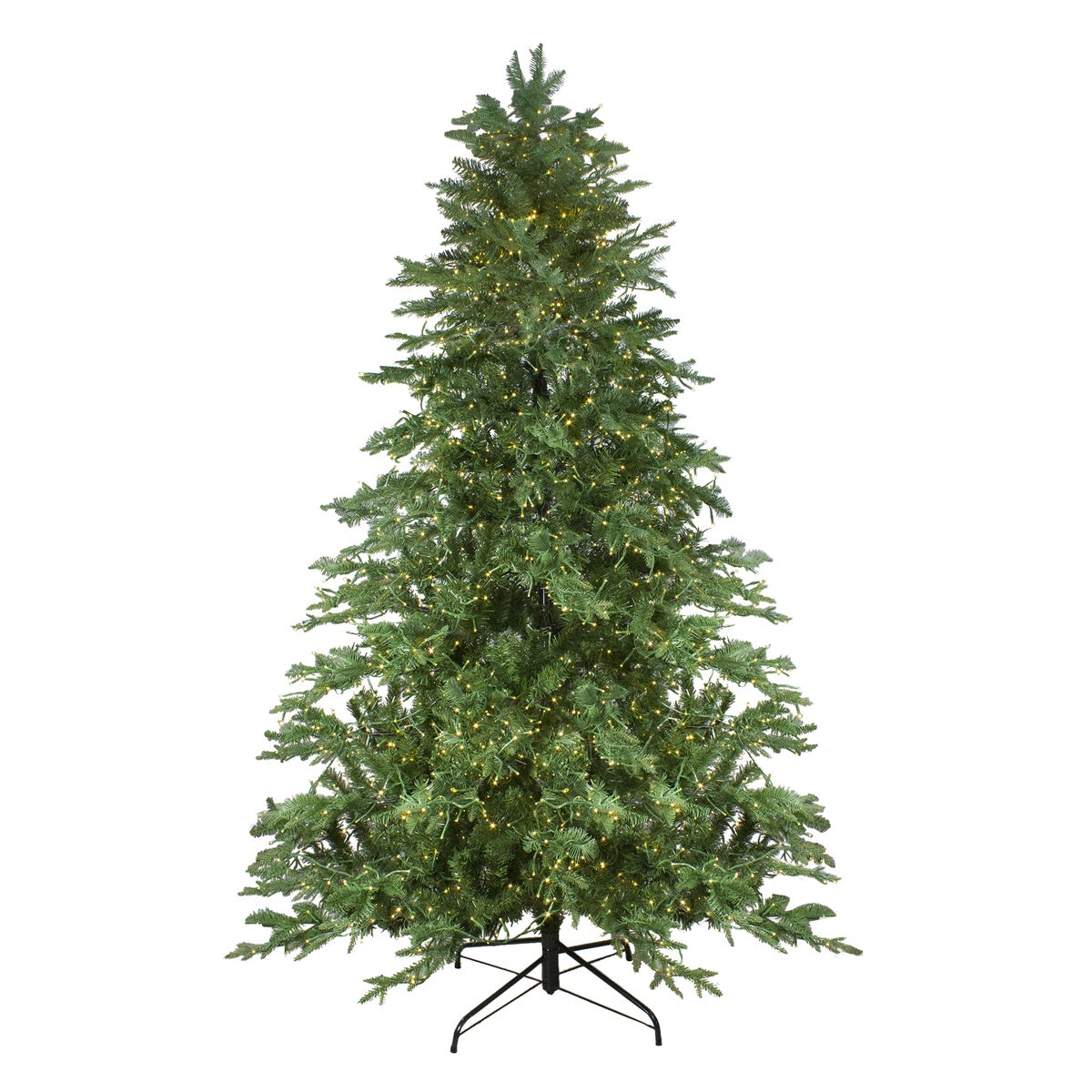  Northlight Real Touch™? Pre-Lit Medium Mountain Blanc Fir Artificial Christmas Tree - 7.5' - Dual Color LED - Default Title - Bonton