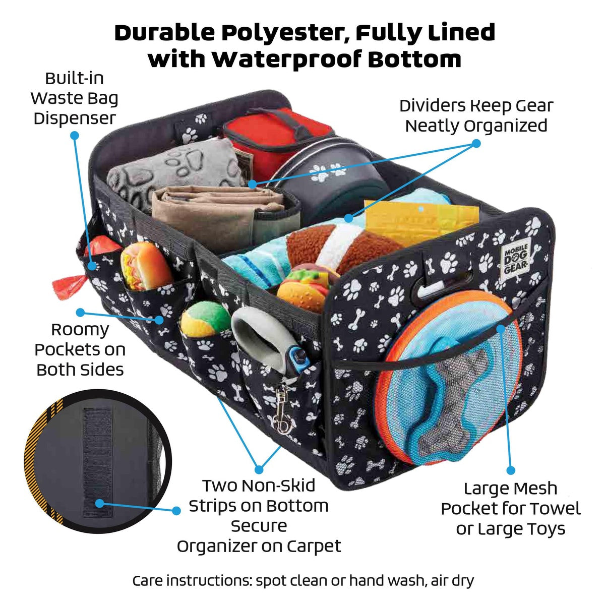  Mobile Dog Gear Dogssentials Collapsible Storage Organizer - Default Title - Bonton