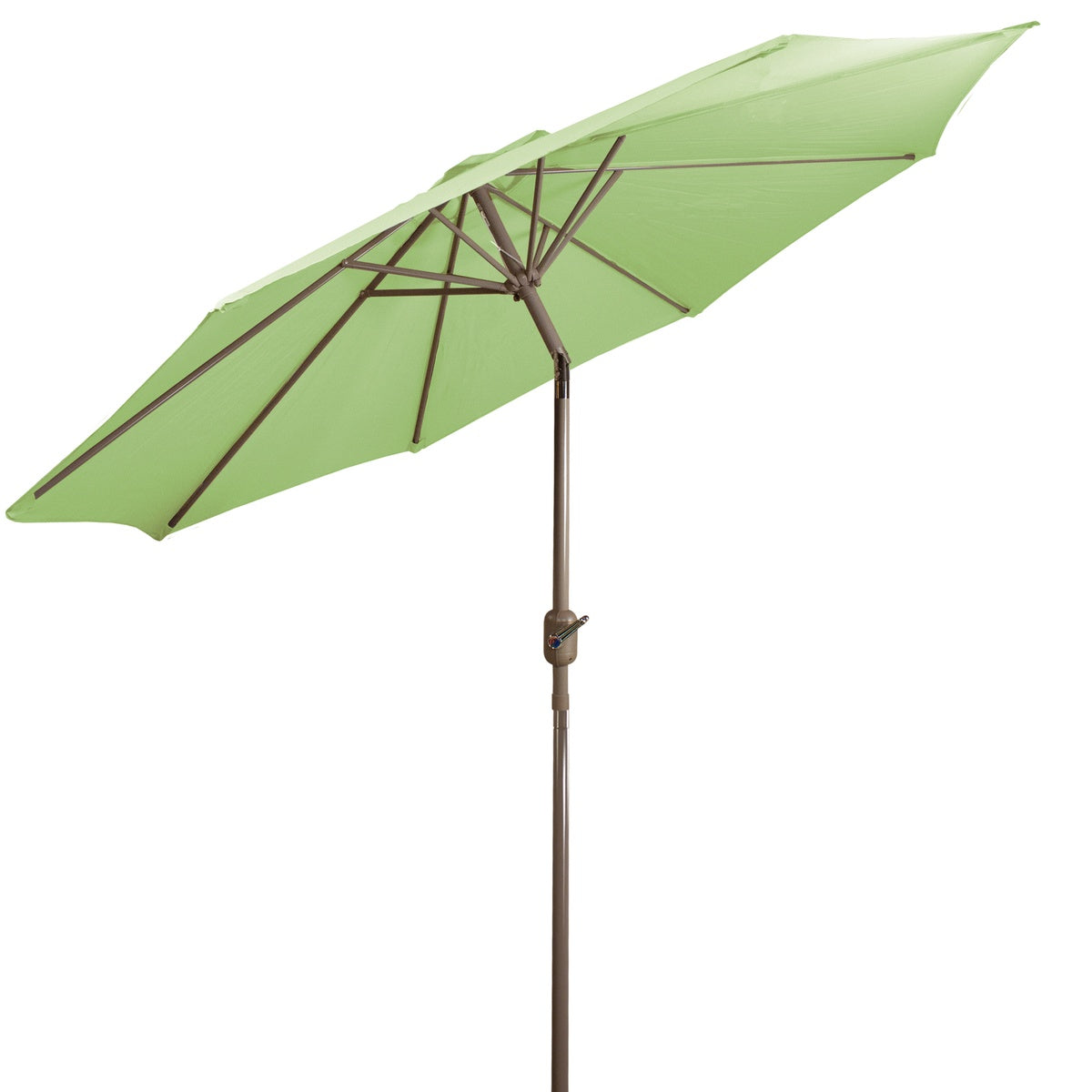  Northlight Outdoor Patio Market Umbrella With Hand Crank and Tilt - 9' - Sage Green - Sage Green - Bonton