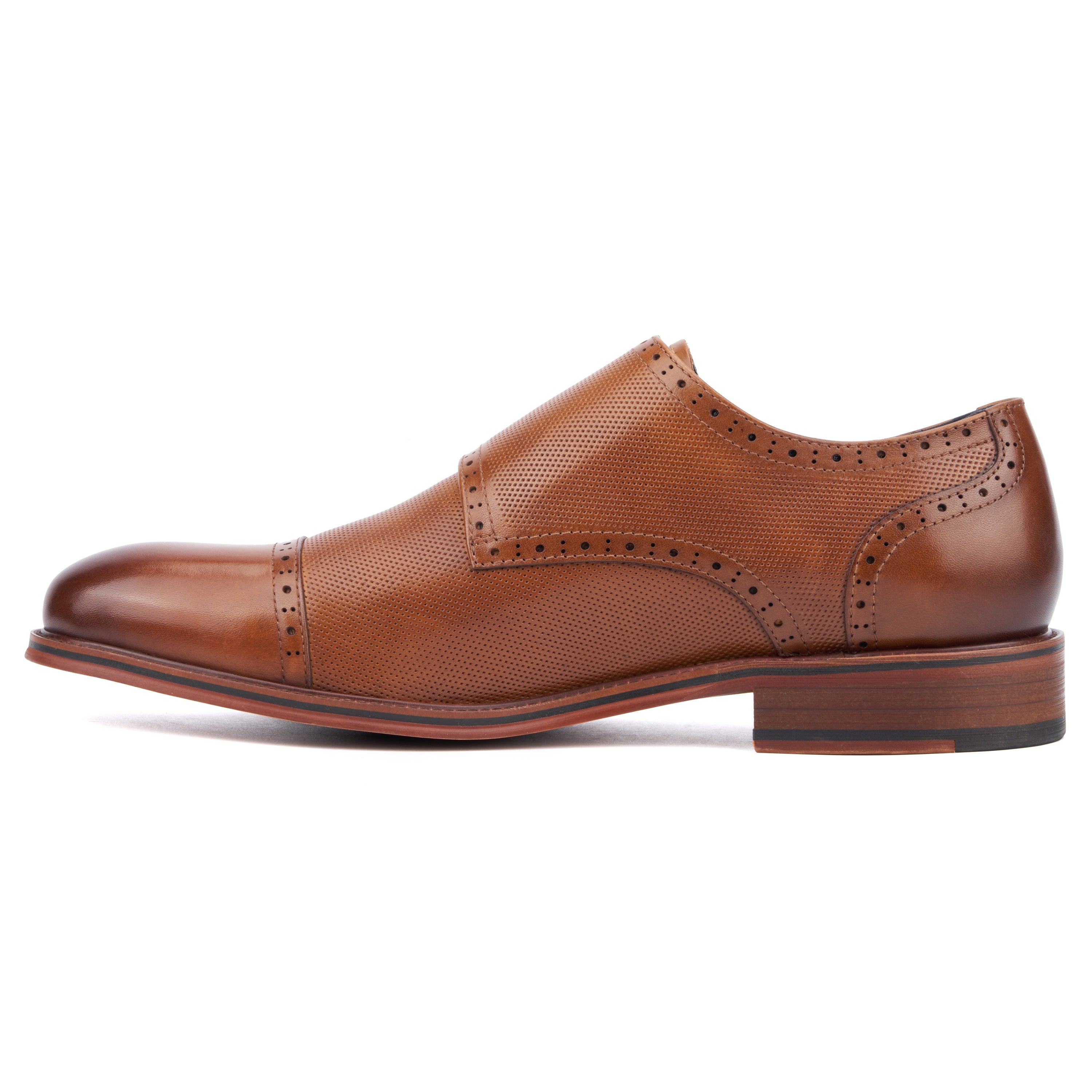 Vintage Foundry Co. Men's Morgan Dress Monk Strap - Black - Bonton