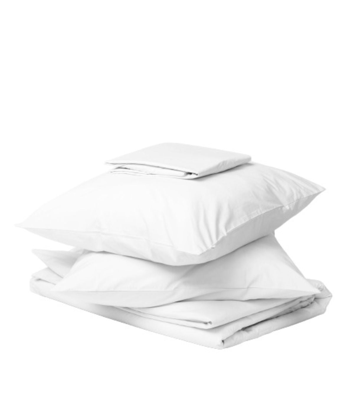  Purity Home Organic Cotton 144 Thread Count Percale Sheet Set White - White - Bonton