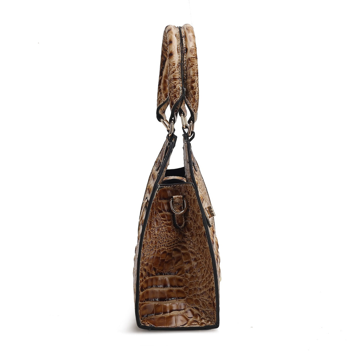  MKF Collection Ava Crocodile Tote Bag - Croco Cognac - Bonton