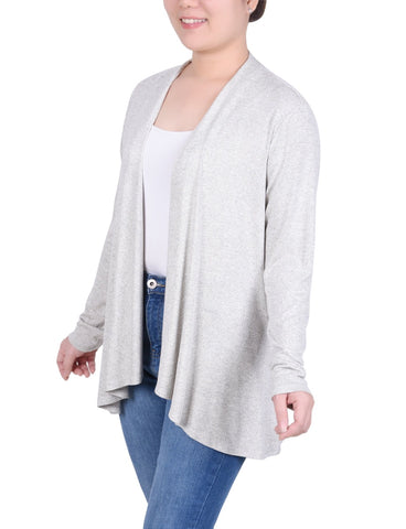 Petite Long Sleeve Swing Cardigan