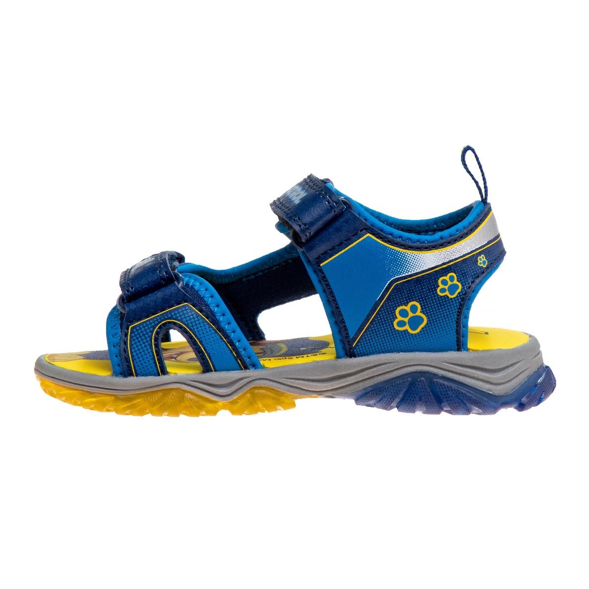  Josmo Paw Patrol Chase Marshall Light Up Summer Boys Sandals - Hook & Loop Adjustable Strap Open Toe Sandal Water Shoe - Blue (Sizes 6-12 Toddler) - 6 - Bonton