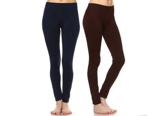 Pack of 2 Solid Leggings