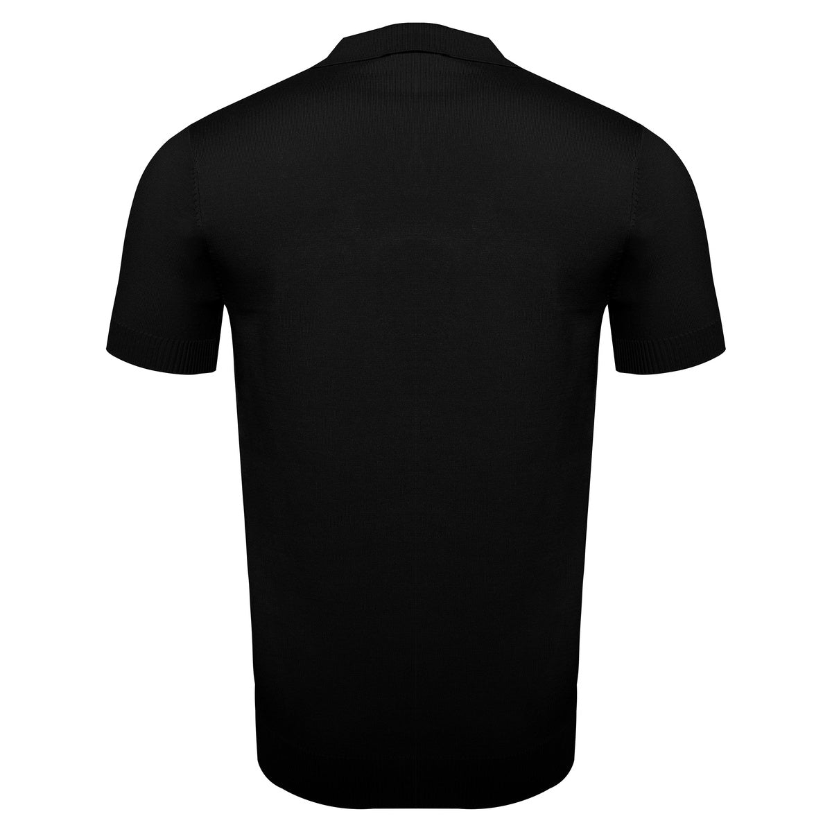  Barocco LuxeKnit Polo BLACK - BLACK - Bonton
