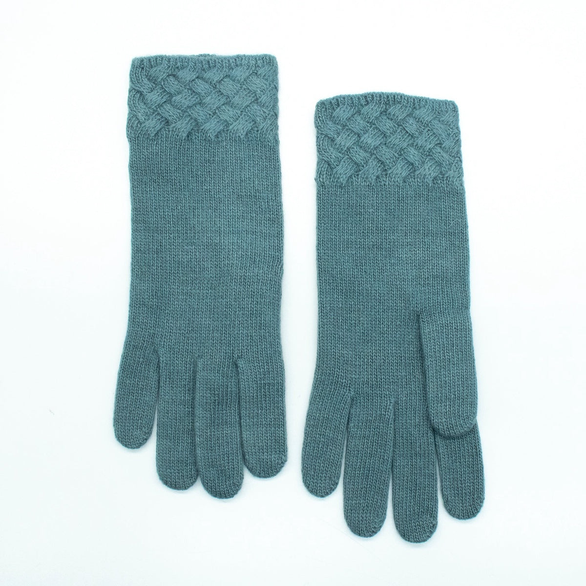  Portolano GLOVES in BASKET WEAVE STITCH - BRIGHT LILAC - Bonton