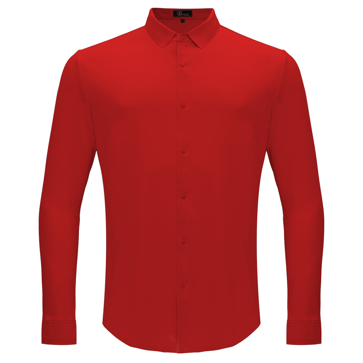  Barocco Olympic Victory Button-Up Shirt RED - RED - Bonton