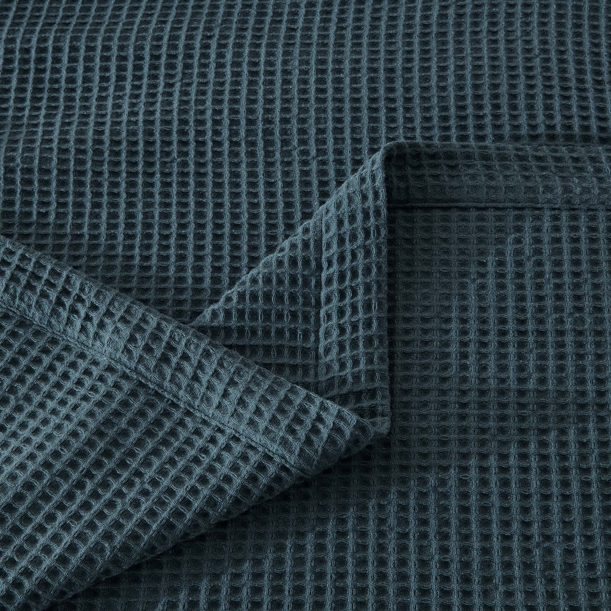  Patina Vie Maison Patina Vie Maison 100% Cotton All-Season Waffle Weave Knit Throw Blanket - Full / Queen - Bonton