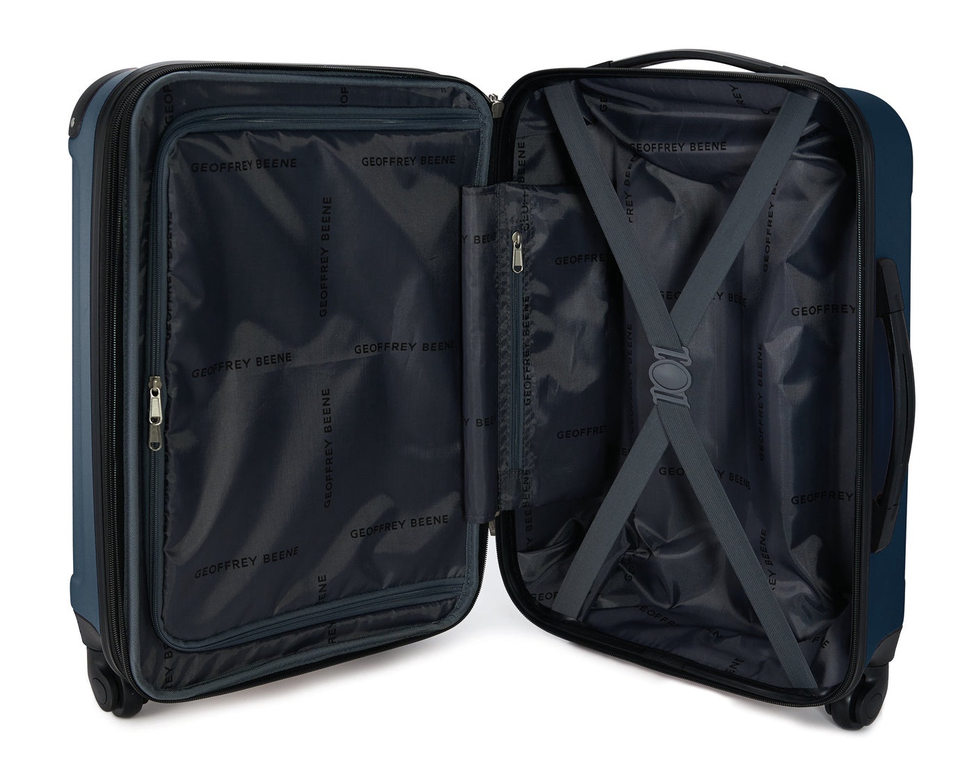  Geoffrey Beene Geoffrey Beene Colorado 4 Pc Luggage Set, Navy - Default Title - Bonton