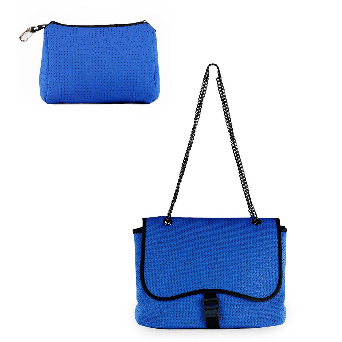  Pop Ups Brand Pouch + Flap Crossbody - Royal Blue - Default Title - Bonton