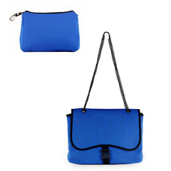 Pouch + Flap Crossbody - Royal Blue