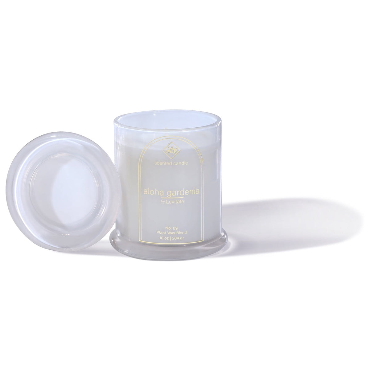  Levitate Candles Island Essence Aloha Gardenia - Clear - Bonton