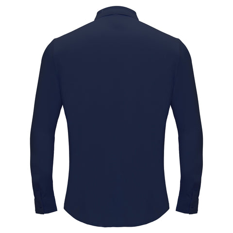 Olympic Victory Button-Up Shirt DARK BLUE