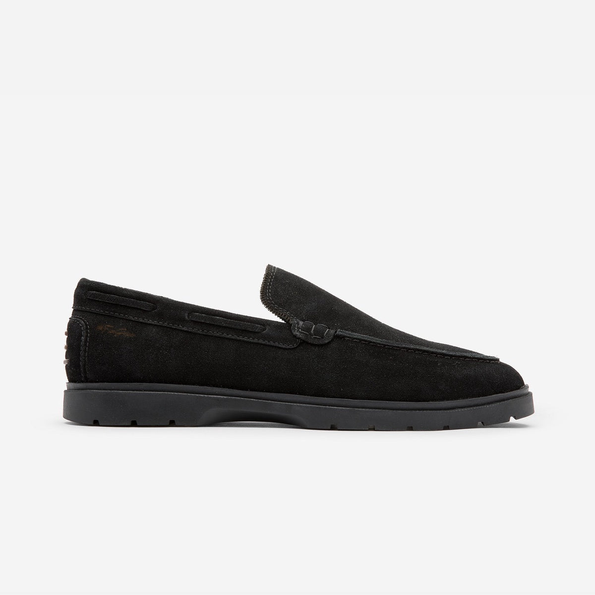  Gernie NYC 28's Venetian Leather Low Top Suede - Black Suede - Bonton