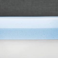 Gel-Infused Memory Foam Mattress Topper 2"