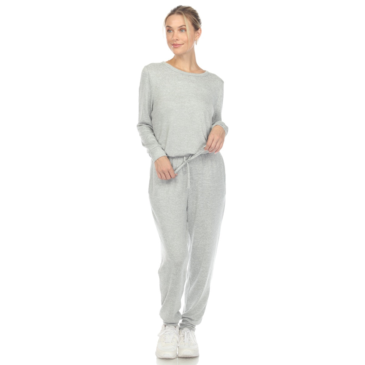  White Mark Women's 2 Piece Lounge Set - L - Bonton