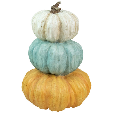 22" Triple Stacked Pumpkins Thanksgiving Tabletop Decor