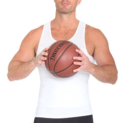Insta Slim Racerback Tank With Front Panel Belt 1TRBB021