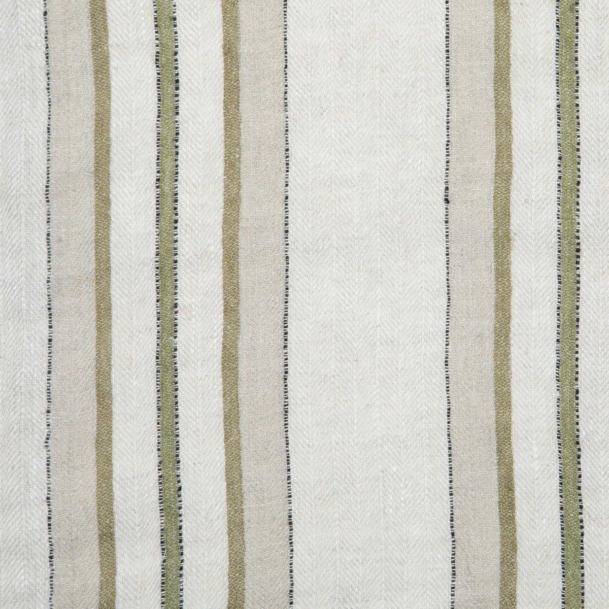  Caravan Trio Stripe Napkins 20x20 - Set of 4 - Natural Olive - Bonton