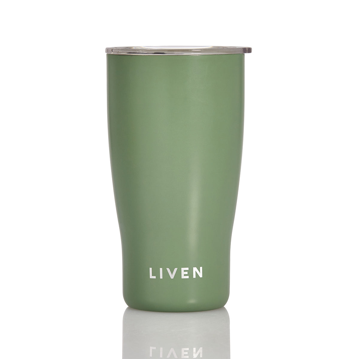  Acera Liven Glow™ Ceramic-Coated Stainless Steel Tumbler 19 Oz - Basil Green - Bonton