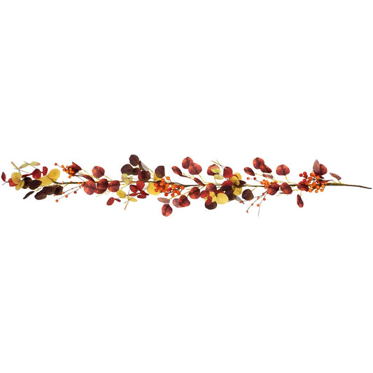 5' X 8" Berries and Leaves Artificial Fall Harvest Garland  Unlit