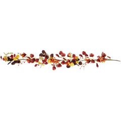 5' X 8" Berries and Leaves Artificial Fall Harvest Garland  Unlit