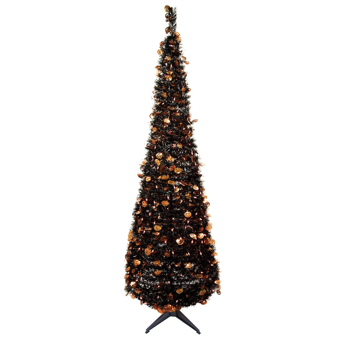  Northlight Pre-Lit Pop Up Jack O' Lantern Artificial Halloween Tree - 6' - Orange Lights - Default Title - Bonton