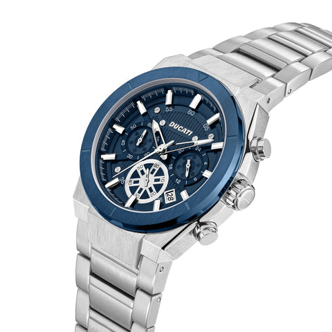 Ducati Chronograph Watch Stainless Steel Brac