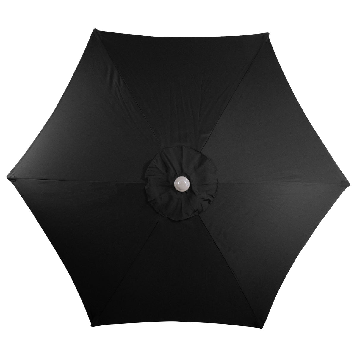  Northlight 7.5ft Outdoor Patio Market Umbrella With Hand Crank  Black - Black - Bonton