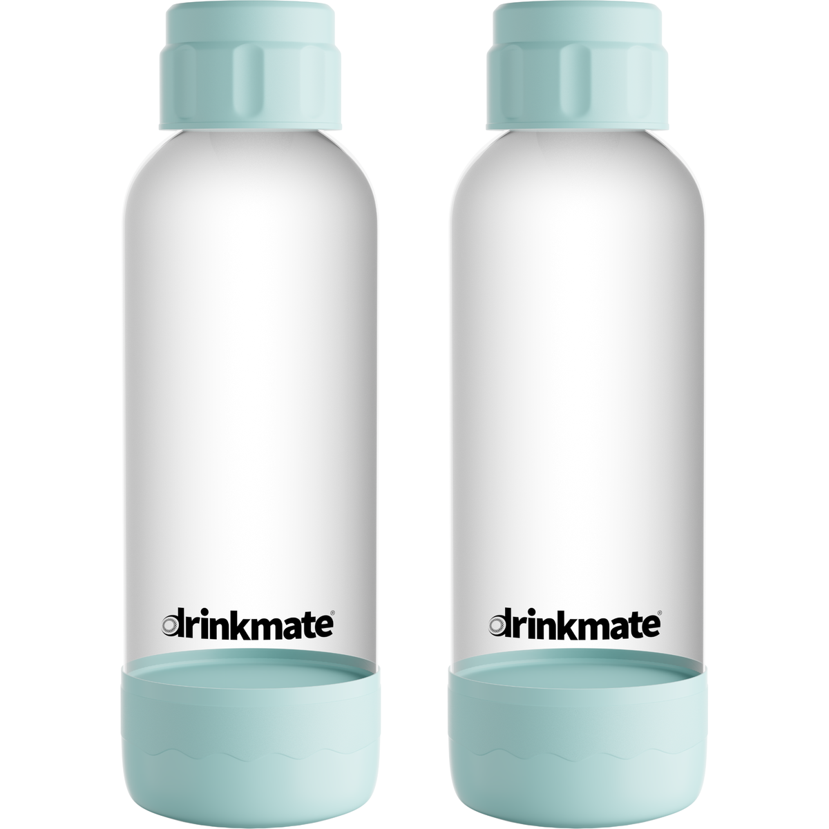  Drinkmate 1 Liter Bottles - Twin Pack - White - Bonton